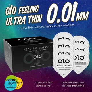 Mura ang Wumart Olo Feeling Ultra Thin Natural Latex Rubber Condom 0.01mm (10 pcs)
