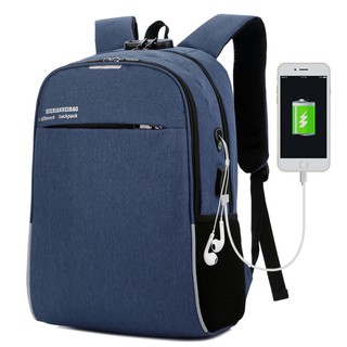 207anti-Theft Bagpack W/USB Connector And Headphone Jack
