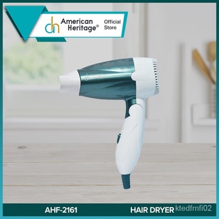 American Heritage Foldable Travel Hair Dryer and Hair Blower FASHION STYLER AHF-2161 44HL