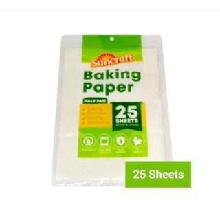 Suncraft Half Pan Baking Paper 25s