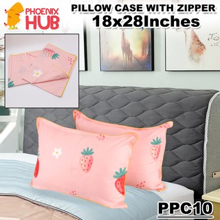 Phoenix Hub PPC10 1pc Punda Pillow Case with Zipper 18x28 inches Made in Korea Cotton