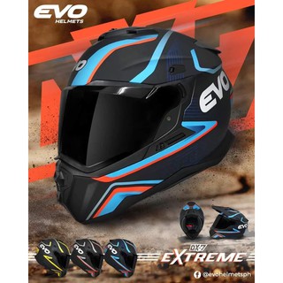 EVO DX-7 Extreme Dual Sport Full Face Helmet with Free Clear Lens