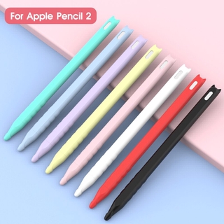 Sleeve Pencil Grip Holder Silicone Case For Apple Pencil 2 Cradle Stand Holder For iPad Pro Stylus Pen Cute Protective Cover
