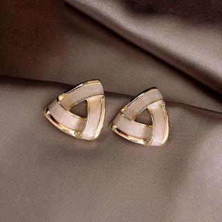「Leterly」Baroque earrings high-quality triangle earrings C332