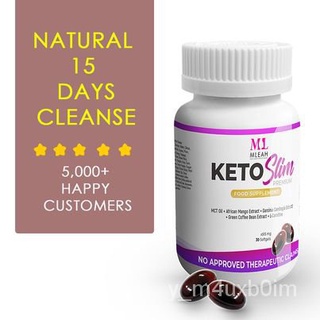 Original KETOSLIM(1 Bottle 30Soft-Gel) For Keto Slimming Capsule, Belly Fat Burner, Food Supplements