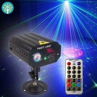 Stage Light Remote Control Sound Control Light Mini Laser Light Ktv Bar Dj Private Room Light Dynamic Pattern Laser Laser Light CR1
