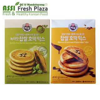 Cj Stuffed Sweet Korean Pancake Mix 2 Flavors 400g