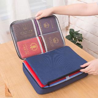 SEL♀ Document Ticket Storage Bag Waterproof Large Capacity for Home Office Travel