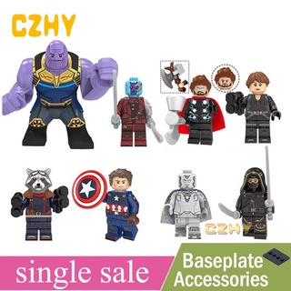 Avengers Minifigures Lego Super Heroes Thanos Nebula Thor Building Blocks Toys Sets for Children