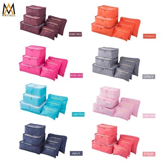 Travel Accessories❄✧Movall 6 in 1 traveling luggage bag in bag clothes organizer