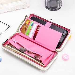 new products✒JNK Ladies Cellphone Wallet Clutches W/Strap H902