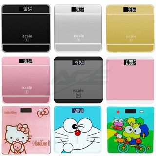 【Ready Stock】▩Digital LCD Electronic Tempered Glass Bathroom Weighing Scale
