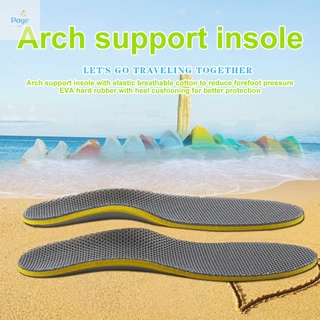 1Pair Orthopedic Insoles 3D Flatfoot Orthotic Arch Support Insoles High Arch Shoe Pads