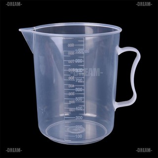 Dream ❤ 20/30/50/300/500/1000ML Plastic Measuring Cup Jug Pour Spout Surface Kitchen
