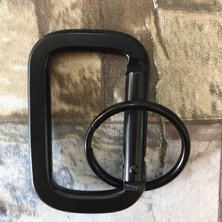 Square Carabiner with Circle Hook for Key Holder Making 5.0