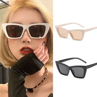 2022 European and American new small frame oval retro sunglasses Square Cat Eye Sunglasses for Women Men Tiki (3)