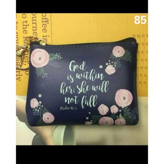 purse with bible verse