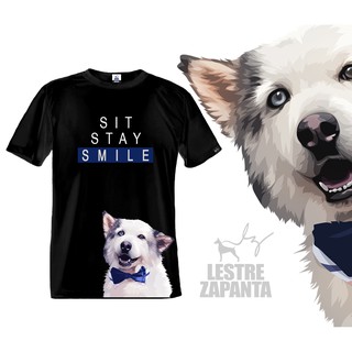 ISKO "Sit Stay Smile" - Dog Lover Tshirt (Unisex)