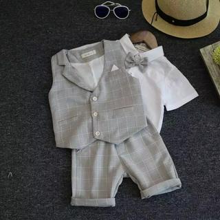 Wedding Suits for Boys Formal Wear Jacket Summer Cotton Boy Suits Boy Costume Kids Blazer Baby Boy O