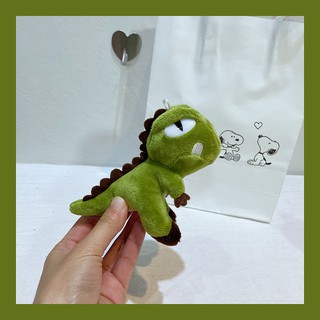 Small dinosaur doll schoolbag pendant ins car key chain creative cute plush Pendant