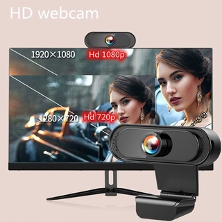 ✈﹉Webcam HD 1080P Usb Camera Webcamera 2MP livestream Web Cam for Desktop Laptops PC with Microphone