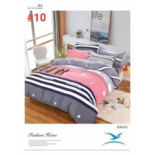 （3size）3 in 1 Diverse styles Modern Fashion cotton bed sheet&2 pillow cases bedsheet set4