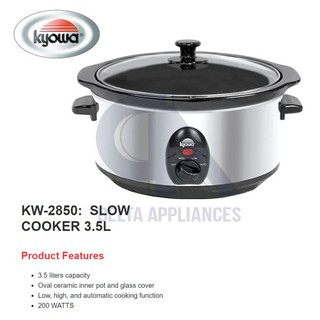 ♤Kyowa Slow Cooker 3.5L KW-2850♩