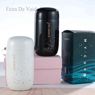 Hot Sale Thermos Bottle Starry Sky Mini Small Capacity 304 Stainless Steel Vacuum Flask 230ML Thermo Bottles Leakproof Coffee Mug