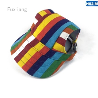 ☼∋℗Fuxiang Jennifer's store Pet Dog Hat Baseball Cap Windproof Shade Travel Sun Hats For Puppy Dogs