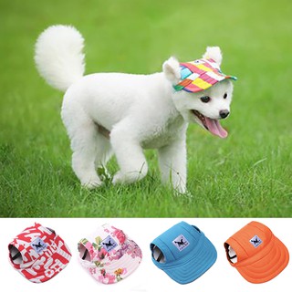 ♨❁✆Pet Dog Cap Cute Fashion Print Hat Small Dog Outdoor Baseball Cap Hat for Small Medium Large Dogs
