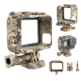 Camouflage Protective Housing Case Border Frame Mount For GoPro Hero 5