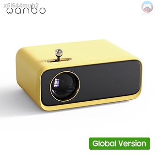 Ĕ Global Version Wanbo Projector X1-mini 1080P 200ANSI LCD Clear Projection Full Glass Lens LED 2000