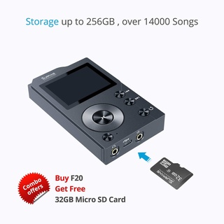 Surfans F20 HiFi MP3 Player with Bluetooth, Lossless DSD High Resolution Digital Audio Music Player0