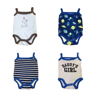 Newborn Baby Toddler Kids Girls Girl Onesie Romper Bodysuit Sleeveless Romper (random giving) (4)