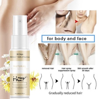 ❤New 20ML permanent painless hair removal Spray to stop hair growth pore inhibitor hair remover skin