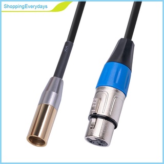 （ShoppingEverydays） XK101K18 Mini XLR Male to XLR Female Video Audio Cable Adapter for Camera