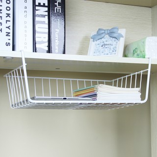 Under Shelf Basket Rack Storage Organizer Holder (8)
