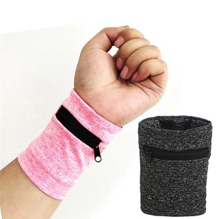 Portable Wrist Wallet Pouch Bag Band Zipper Running Travel Gym Cycling Sports