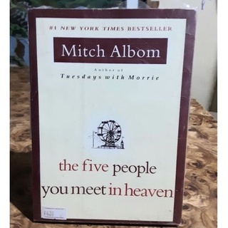 MITCH ALBOM FICTION NOVEL: FIVE PEOPLE YOU MEET IN HEAVEN, (1)