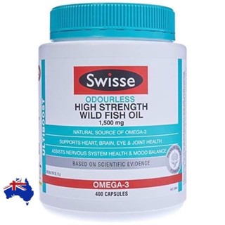 Swisse high strength wild fish oil 1,500 mg 400softgel