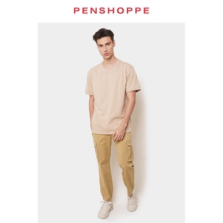 Penshoppe Men's Dress Code Basic Tee (Sand) (4)