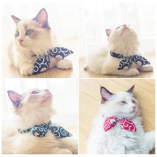 Collar Bow Tie Shiba Cute Cat Japanese Style Bow Tie Puppet Cat Tie Adjustable (6)