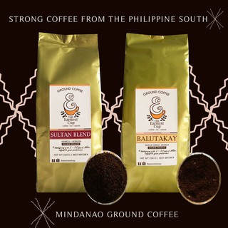 Ground Coffee from Mindanao (Sultan Blend, Sultan Kudarat; Balutakay Arabica, Davao Del Sur)