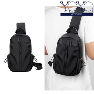 Waterproof chest bag waist bag men's fashion shoulder bag leisure scratch proof sports cross bag handbag