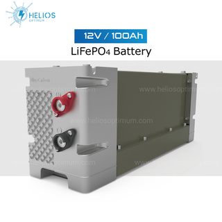 Blue Carbon 12V 100Ah LiFePO4 Battery with Built-in BMS