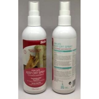 BIOLINE KEEP OFF SPRAY FOR CATS 175ml for Education Purposes of your Cat Pets Animals Repellent