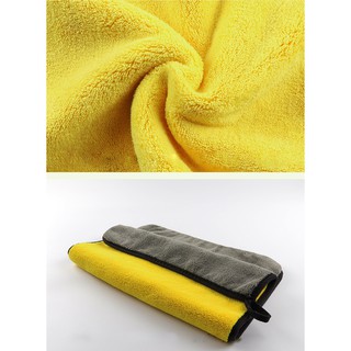 No1.go 1PCS Car wash cloth Microfiber Towel Auto Cleaning Drying Cloth Hemming Super Absorbent (4)