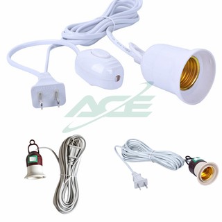 E27 Lamp Bulb Holder With Switch Cord Flexible Extension LED Light Bulb Lamp