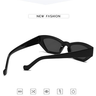 2021 New Fashion Cat Eye Sunglasses Women Personality Jelly Color Polygon Glasses Trend Eyewear (8)