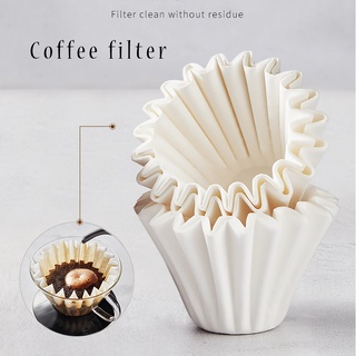 100pcs Coffee Paper Filter Unbleached High Quality Coffee Drip Cone Hand-poured Filter Paper New